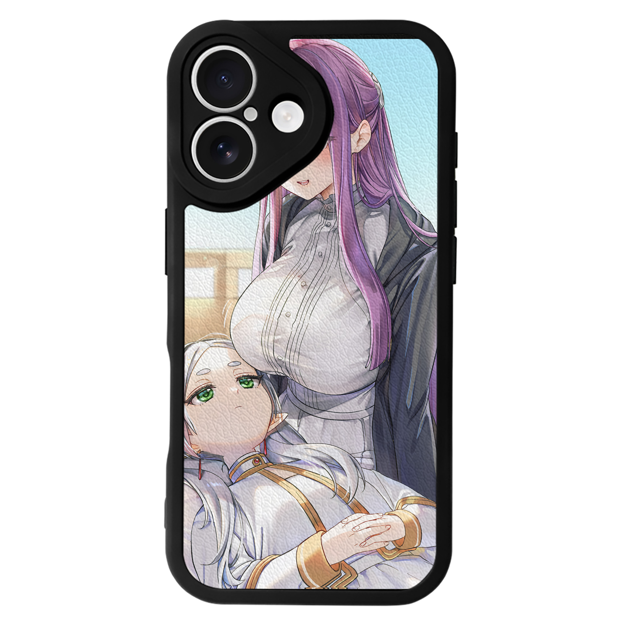 （画像用） 葬送のフリーレン Frieren 【iPhone 16シリーズ対応】シリコンスマホケース（レザー調） 材質：シリコン